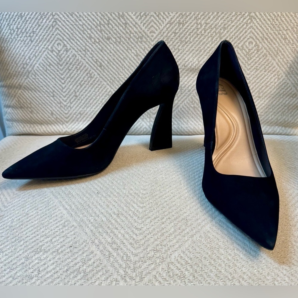 GB Self-Made Nubuck Pointed Toe Pumps 9.5 - Picture 3 of 9